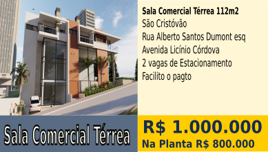 Sala Comercial Terrea Sao Cristovao