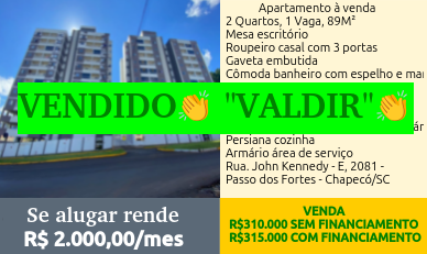 Apartamento Passo dos Fortes