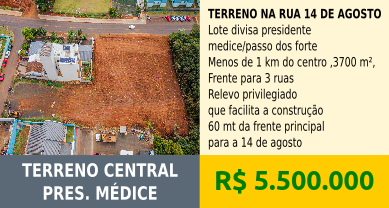 Terreno Rua 14 de Agosto